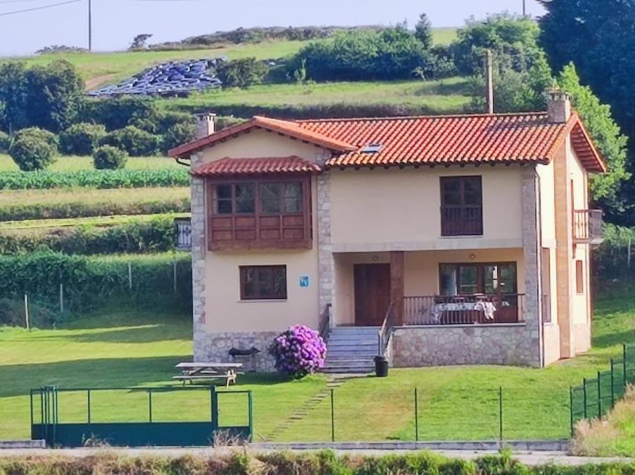 Casa Manuela Llanes Asturias. Villa Pendueles Buitenkant foto